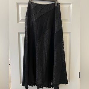 Sea NY Women’s Lace Skirt, Black color, Sample Size 4/S